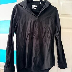 Men's Black Calvin Klein button up